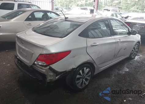 2017 Hyundai Accent Value Edition z USA, uszkodzony, nr VIN KMHCT4AE3HU343309